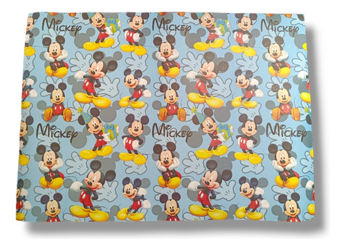12 Papeles De Regalo De Mickey Mouse Y Minnie Navidad 