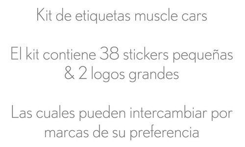 Imagen 4 de 10 de Kit Calcomanias Muscle Car Vitange Chevrolet Ford Designpro