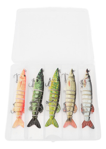 Señuelos De Pesca Articulados, 5 Piezas, Engranajes, Realist