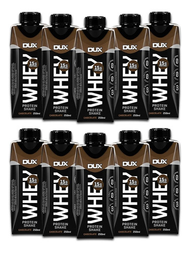 Dux Combo - 10 Und Shake Protein Dux / Caixinha Com 250ml