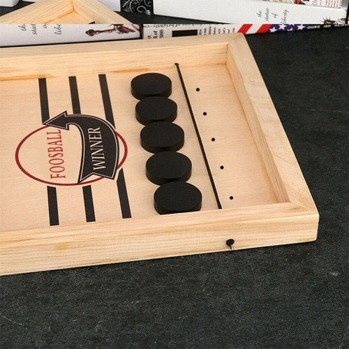 Juego De Mesa De Hockey De Madera Game Battle