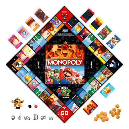 Juego De Mesa Monopoly Super Mario Bros Movie