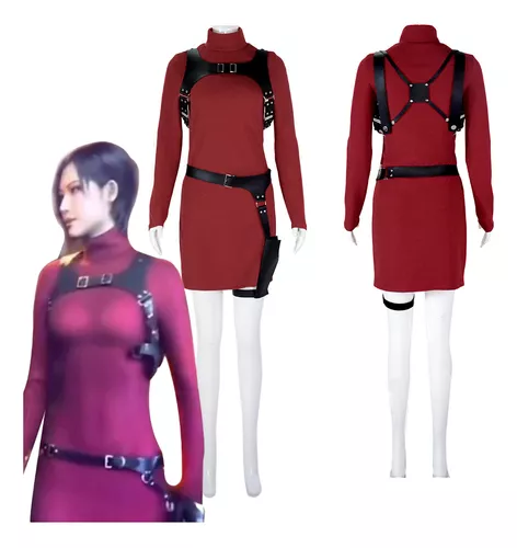 Filme Resident Evil 4 Cosplay Traje para Mulheres, Ada Wong