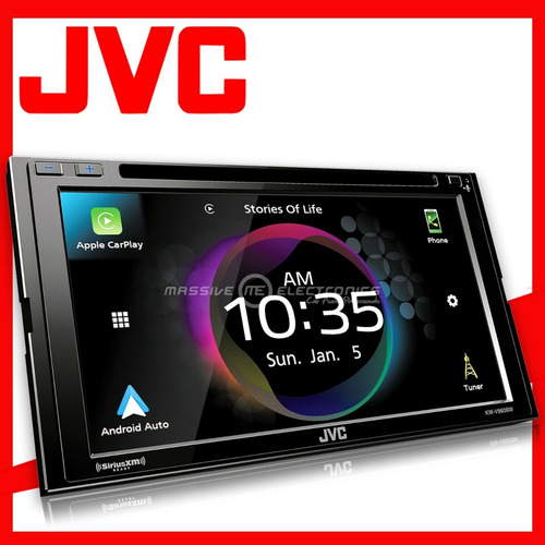 Autoestereo Pantalla Jvc Kw-v960bw 6.8 Plg Dvd Apple Android