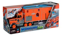 Comprar Parking Con Pista Mega Baby Autos Container Truck Luz Sonido Color Naranja