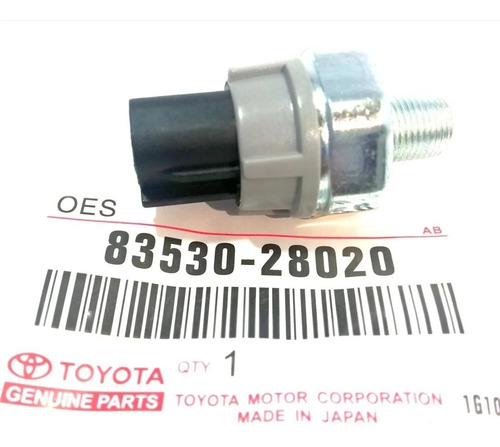 Valvula Sensor Presion Aceite Yaris 2004 2005 2006 2007 2008