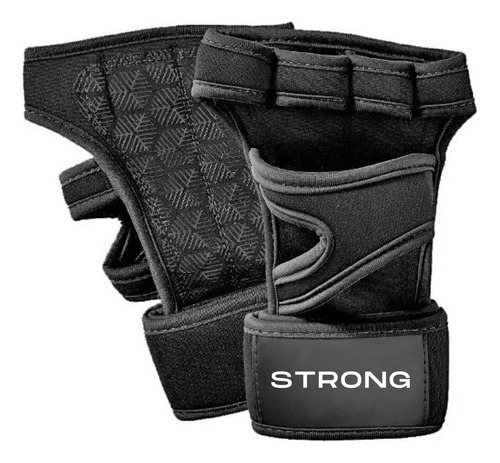 Guantes Con Muñequera Para Gimnasio Pesas Gym Deporte Hombre