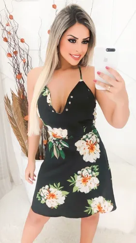 Vestido de alcinha florido sales