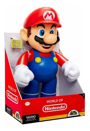comprar Super Mario Bros, Figura De Mario En Caja, Gigante 50 Cm. 