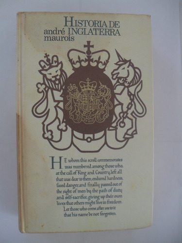 La Historia De Inglaterra. André Maurois, 1970.