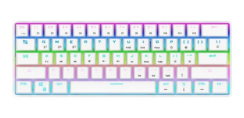 Teclado Gamer Stc Fv-61 Retroiluminado 60%