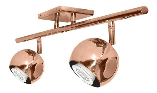Imagen 1 de 10 de Aplique Pared Techo 2 Luces Spot Gu10 Moderno Luz Led