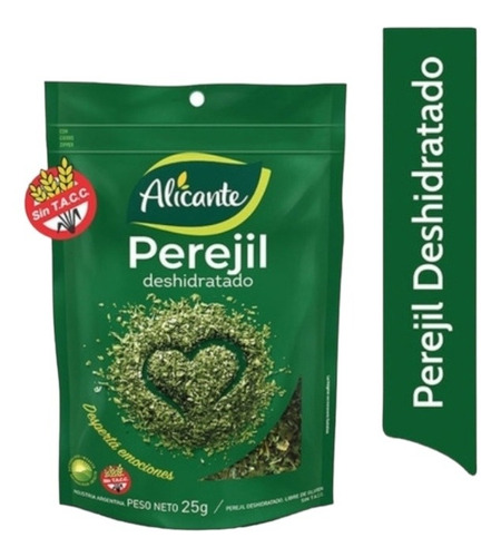 Alicante Perejil Deshidratado De 25g Pack 10u