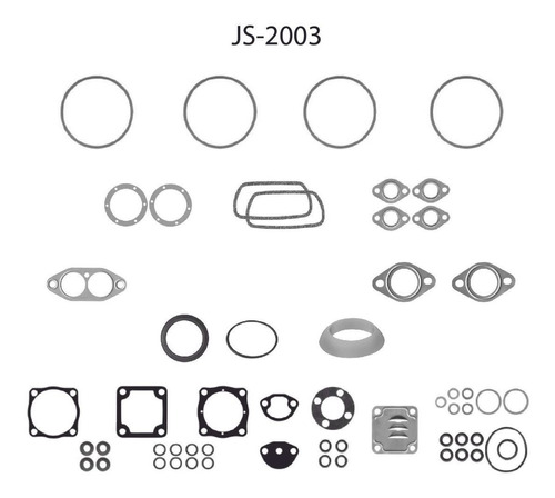 Kit Juntas Volkswagen Super Beetle Base 1971-1980 1.6v 4h