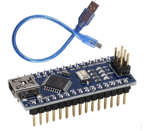 Tarjeta Nano V3.0 Atmega328 Sold Cable Compatibl Con Arduino