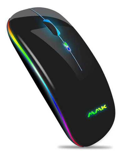 Mouse Mmk, Inalámbrico/bluetooth/negro/led