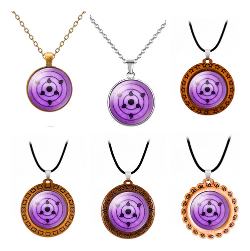 Collar Rinnegan Supremo Naruto Anime Unisex + Estuche