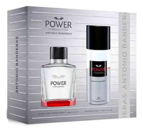 Perfume Power Of Seduction Estuche Regalo A Banderas 100 Ml