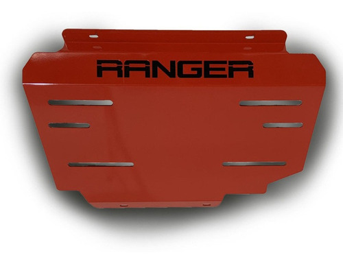 Imagem 2 de 5 de Protetor De Motor Para Ford Ranger Limited 2021 Vermelho