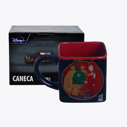 Imagem 2 de 3 de Caneca Cubo Wandavision - Marvel Zona Criativa