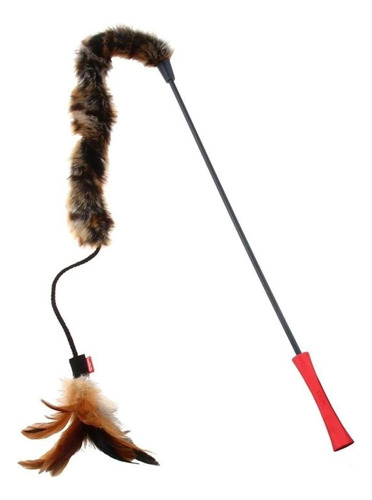 Varilla Para Gato Feather Teaser Con Cola De Felpa Gigwi