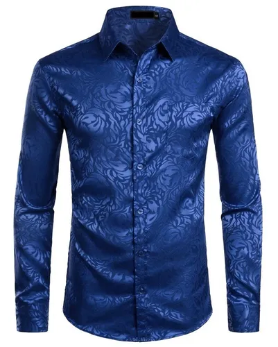 Camisas brillosas para hombre hotsell