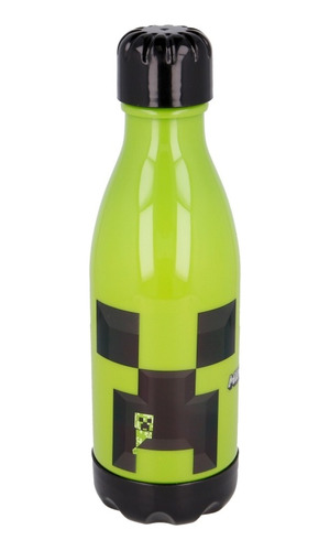 Botella Plástico Infantil Minecraft Creeper 560 Ml Oficial