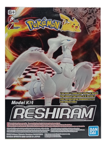 Model Kit Pokémon Reshiram Marca Bandai