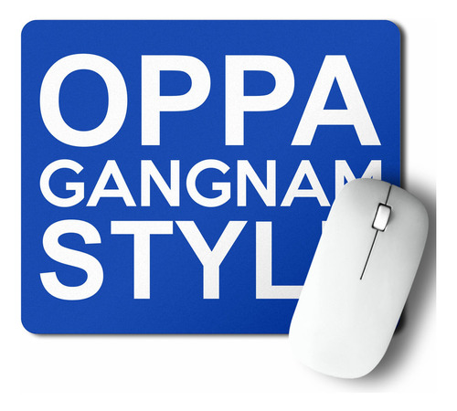 Mouse Pad Oppa Gangnam Style Text (d1015 Boleto.store)