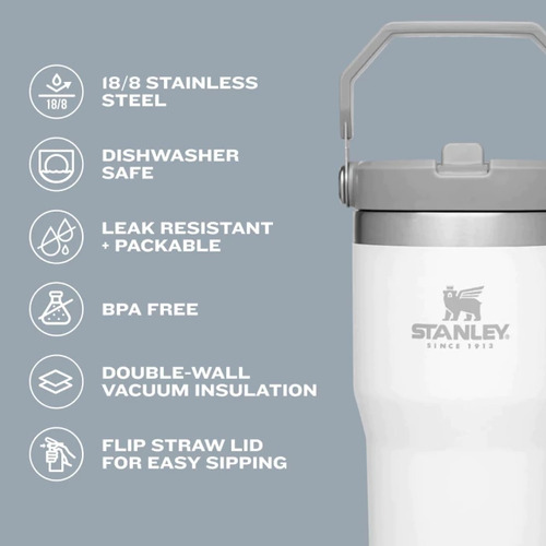 Stanley Botella Térmica Stanley Flip Straw | 887 Ml Blanco