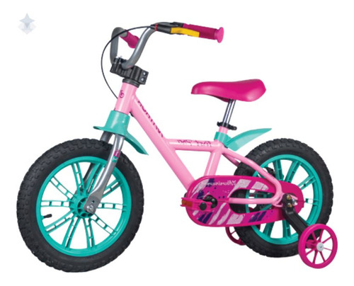 Bicicleta Infantil Aro 14 First Com Rodinhas De Treinamento