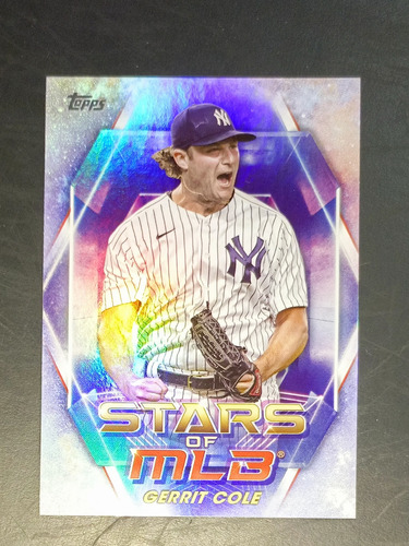 Cv Gerrit Cole 2023 Topps Stars Of Mlb Holofoil 