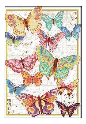 Kits De Punto De Cruz Estampados For Adultos 11ct 40x55cm