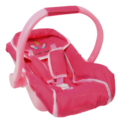 Unicorn Baby Doll - Asiento De Coche Y Bolsa De Pañales Pa.