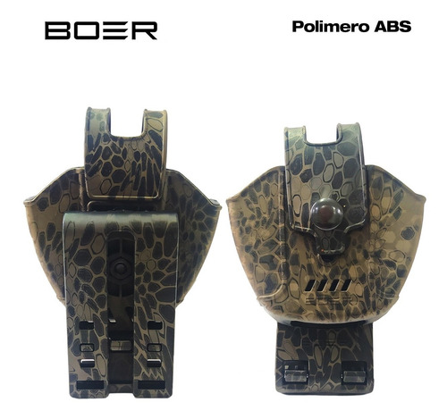 Imagen 4 de 10 de Porta Cargador Doble Universal Porta Esposas Boer