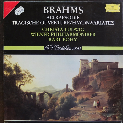 Vinilo Brahms Altrapsodie Tragische Ouverture/haydn-variatie