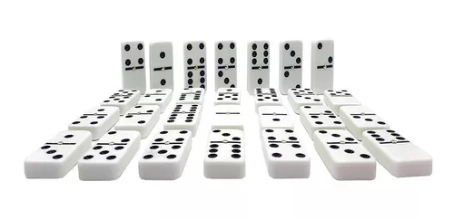 Jogo Domino Profissional de Osso 28 Peças da Grossas Art Brink em