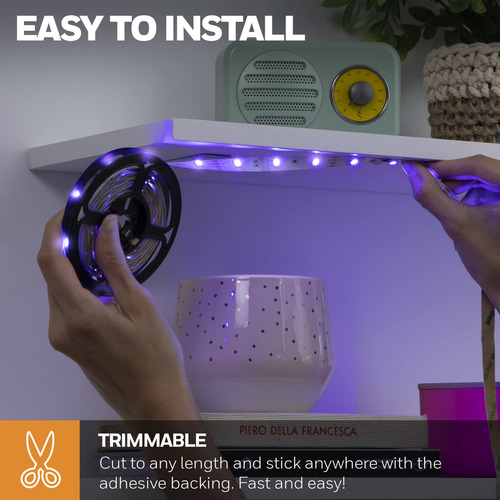 Tira De Luces Led Honeywell De 5 M Que Cambia De Color Rgb C