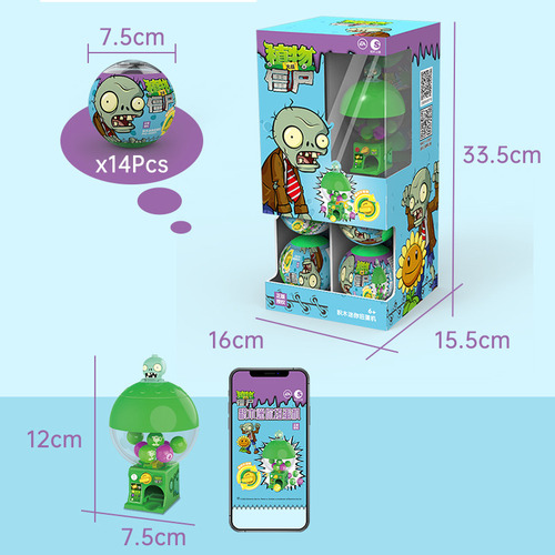 Accesorios De Juego Interactivo Plants Vs Zombies Mini Gasha
