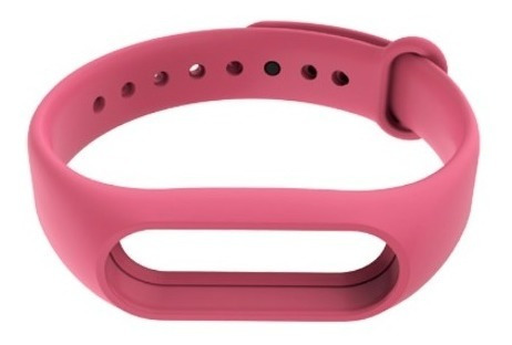 Imagem 1 de 2 de Pulseira De Silicone Para Xiaomi Mi Band 2 - Rosa