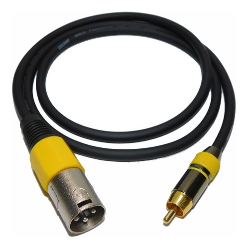 Cable Adaptador 2 Canon Xlr Machos A 2 Rca Macho 1mts