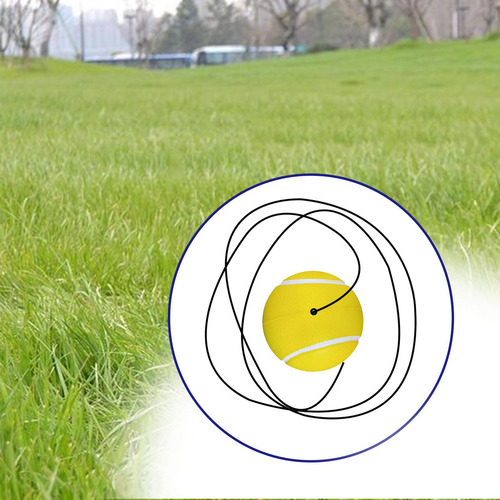 6 Pelota De Tenis Con Pelota De Elástica De Cuerda Para La