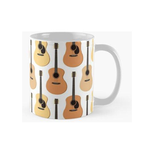 Taza Guitarra Acustica Calidad Premium