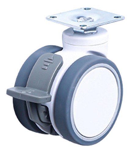 Ruedas Gemelas Silenciosas Para Silla De Freno Plano