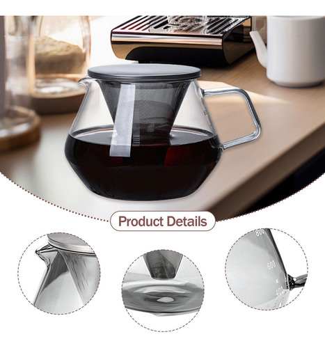 Cafetera Ergonómica Resistente Al Calor, Multifunción,