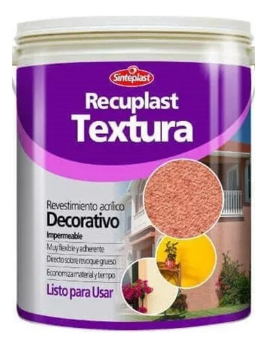 Sinteplast Recuplast Textura Revestimiento 25kg blanco