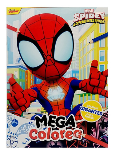 Spidey - Mega Colorea - Libro Para Pintar - 5570 - Spiderman