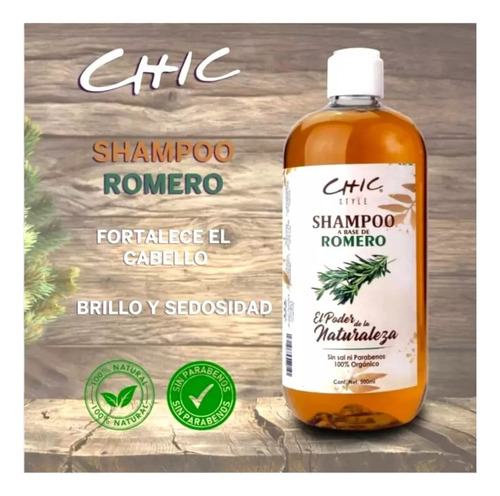 2 Shampoo De Romero Reparador Anticaída Crecimiento