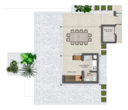 Alquiler Apartamento Amoblado 2 Dormitorios En Barrio Parques A Estrenar Con Rooftop Exclusivo.