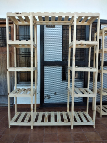Imagen 4 de 4 de Vestidor De Pino 180 X 140 X 40 Reforzado